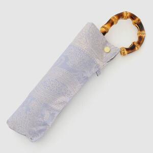 槙田商店【晴雨兼用】折りたたみ傘 kirie ペイズリー:アイスブルー