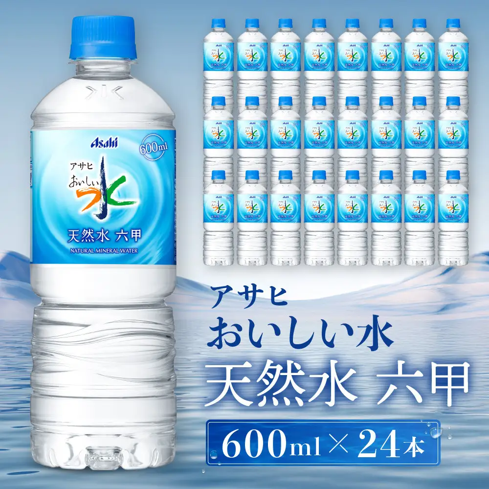 アサヒ飲料 おいしい水 天然水 六甲（600mlペットボトル×24本）