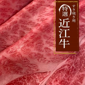 近江牛 A5ランク 肩ロースすき焼き・しゃぶしゃぶ用 [CE001] /