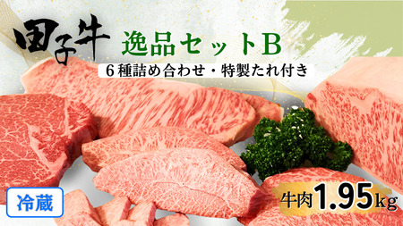 幻の田子牛 逸品セットB/牛肉計1.95kg （特製タレ付）
