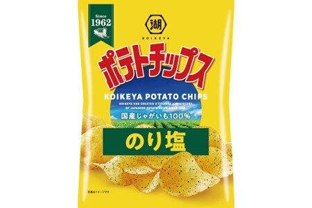 湖池屋　ポテトチップス　のり塩　55g×12袋入 　ポテチ ポテトチップス 