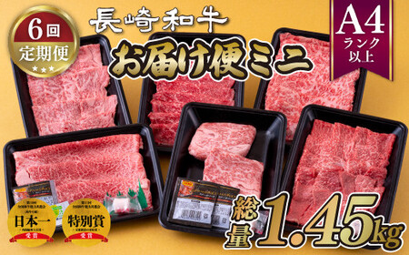 《定期便》長崎和牛お届け便ミニ(6回)