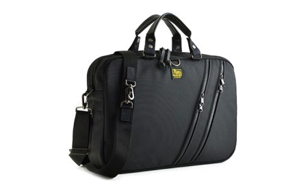 縦横4wayブリーフケース　バンナイズ バリスティック ナイロン ブラック PC収納 耐久性 ワーク ファッション カバン バッグ 