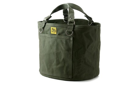Free Free Baketsu Tote　バンナイズ 帆布 グリーン トート バッグ バケツ ファッション かばん トートバッグ カバン 