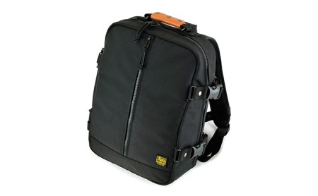 シンプルワーキングベース ＜ワイド＞　バンナイズ バリスティック ナイロン ブラック  リュック バックパック 耐久性 大容量 ファッション バッグ カバン 