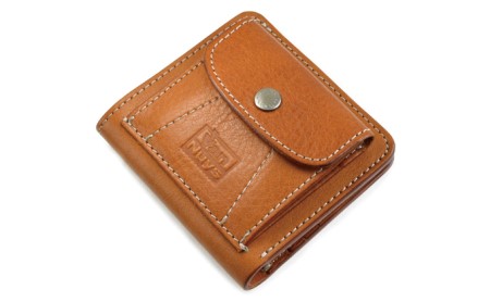 VanNuys オールインワン折り畳みコンパクトウォレット ファッション小物 財布 キャメル ブラック ブラウン 日本製 収納  ビンテージキャメル
