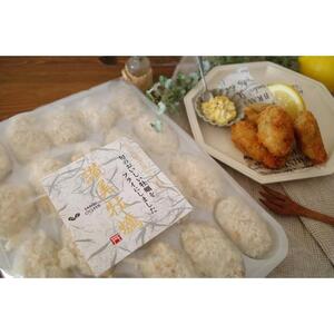 独自ブランド「讃美牡蠣」のこだわり冷凍牡蠣フライ２０個入り２パック