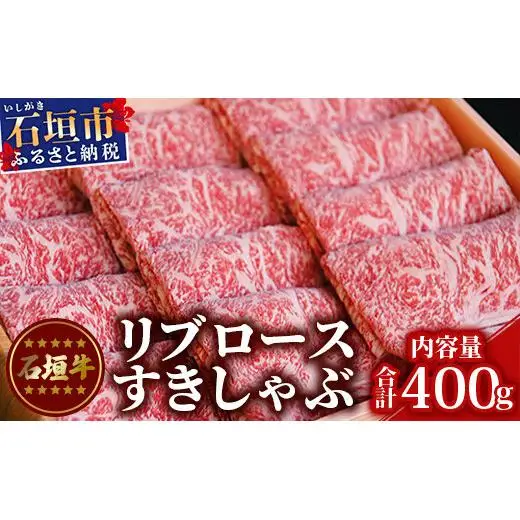 TA-4 石垣牛リブロースすきしゃぶ肉400g（担たん亭）