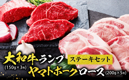 牛肉 豚肉 大和牛・ヤマトポークのステーキセット H-37
