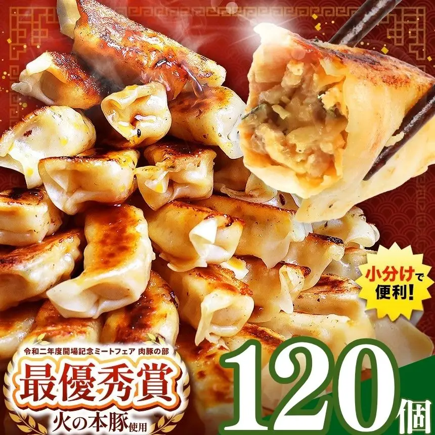 火の本 豚 餃子 （20個×6パック）120個入 豚肉