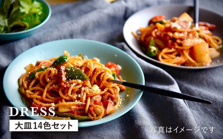 【波佐見焼】料理を引き立たせる 大皿 14色セット 食器 皿 【DRESS】 [SD37] 波佐見焼