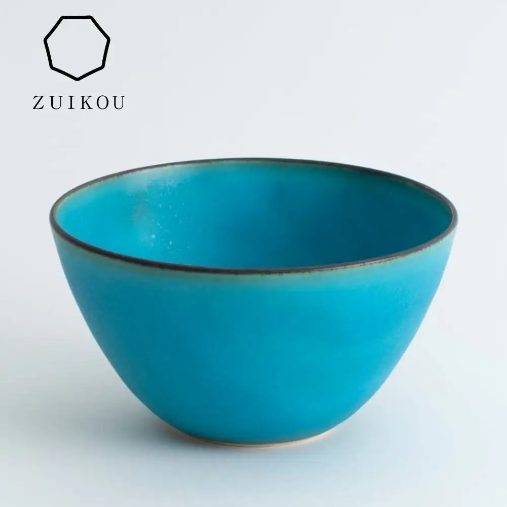 【瑞光窯-ZUIKOU-】ボウル(ターコイズブルー/青)｜京都 清水焼 食器 おしゃれ 人気