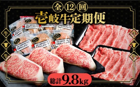 【全12回定期便】 壱岐牛 肉 定期便 《壱岐市》【壱岐市ふるさと商社】[JAA028]
