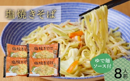 【小松のソウルフード】小松名物「塩焼きそば」 （蒸し麺 ソース付 ８人前）007022 塩焼そば 麺