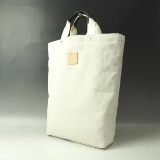 【1015】伝統に培われた技術!　倉敷帆布ハンディータテトート 生成り