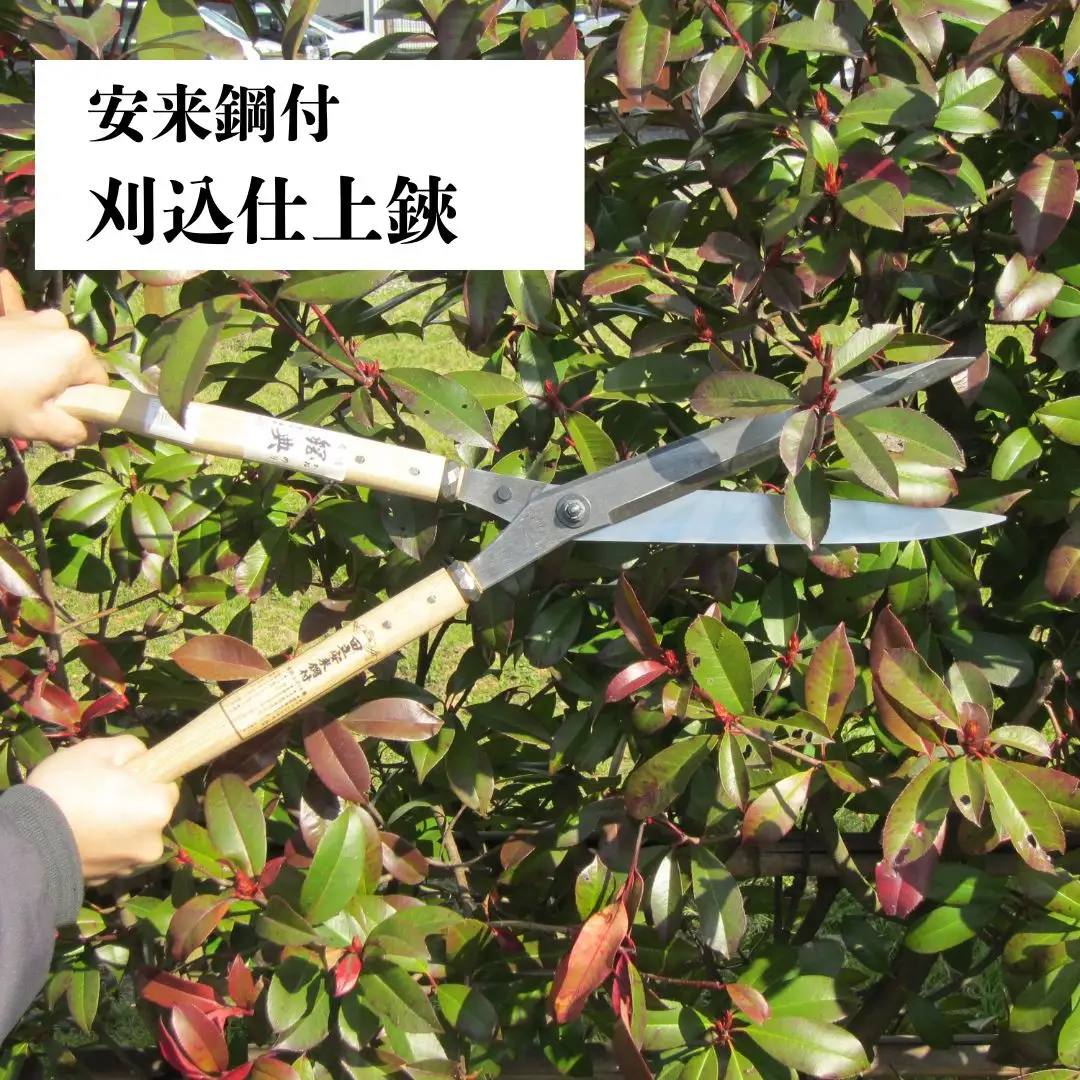 [五十嵐刃物工業] 樹木の剪定に便利なハサミ 安来鋼付刈込仕上鋏 燕三条製【060P015】