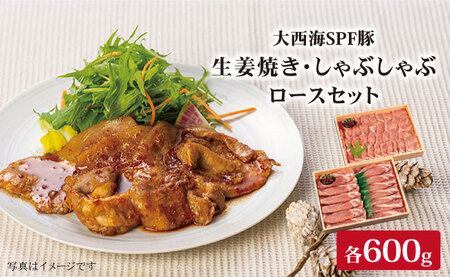 大西海SPF豚 背ロース2種 計1.2kg 訳あり ＜大西海ファーム＞CCY006 豚肉