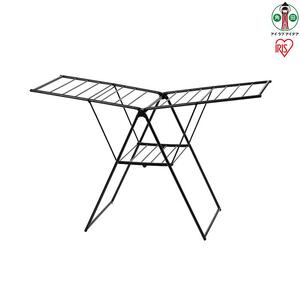 多機能スタイル物干しKTSM-157ブラック アイリスオーヤマ