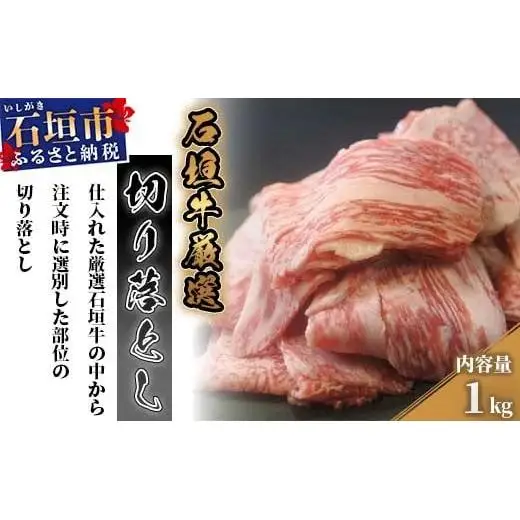 石垣牛 切り落とし 1kg