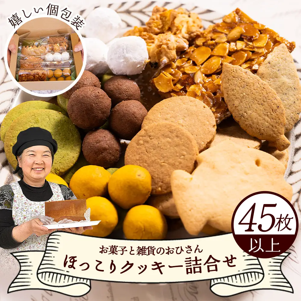 クッキー 詰め合わせ 合計45枚以上（全10種類 各1袋入り）お菓子