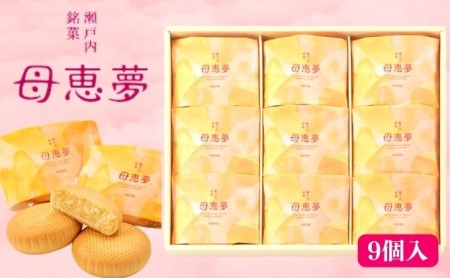 瀬戸内銘菓 母恵夢 9個入　ポエム 手土産 贈答 ギフト お菓子 スイーツ 和菓子 茶菓子 