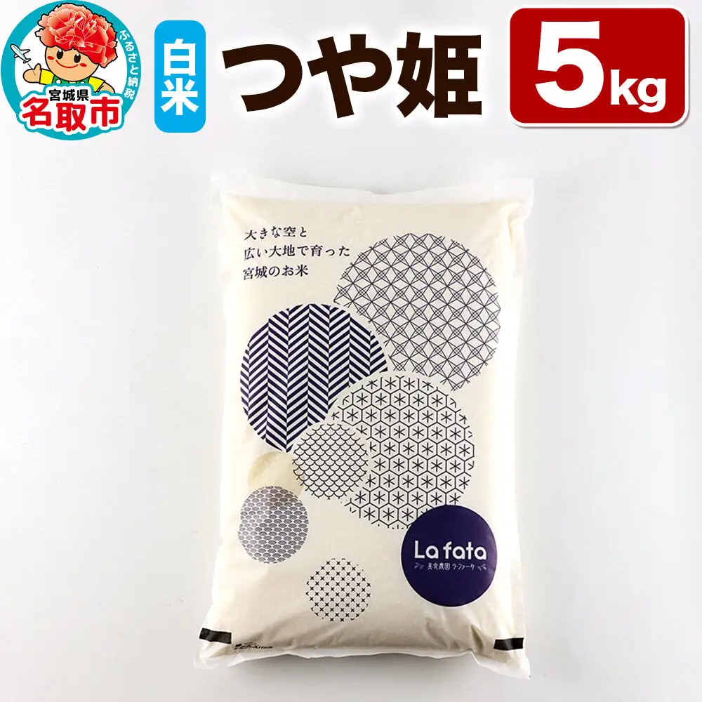 【2026年10月以降順次発送 先行受付】令和8年産 こだわりのお米 つや姫 5kg