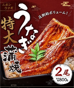 特大うなぎ蒲焼約400g×2尾_特大 うなぎ 蒲焼 無頭 約 400g 2尾 秘伝のタレ グルメ 食品 加工品 魚 魚介類 おかず 惣菜 ご飯のお供 酒の肴 うな丼 ひつまぶし お茶漬け 鰻巻き 冷凍 パック 太輔商事 福岡県 久留米市 お取り寄せ お取り寄せグルメ 送料無料 〔Cu027〕
