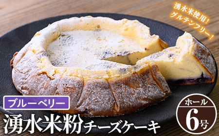 《数量限定》神田茶園の湧水米粉チーズケーキ(ブルーベリー・6号) チーズ クリームチーズ 米粉 スイーツ デザート お菓子 おかし ブルーベリー 果物 フルーツ グルテンフリー 健康志向 ギフト 贈答 贈り物 プレゼント 冷凍【神田茶園】_y397-02