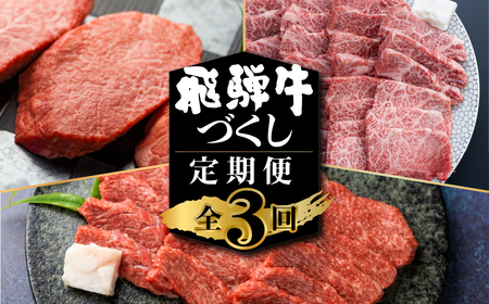 飛騨牛 定期便 3回お届け 高山米穀 飛騨牛 [S358]