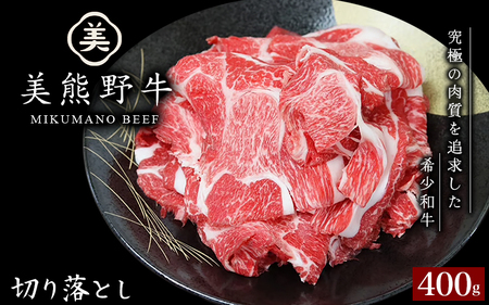 牛肉 切り落とし 美熊野牛 400g 牛肉切り落とし【okad0005】
