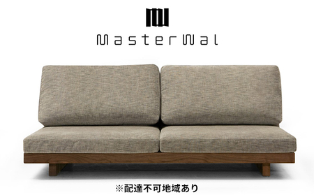 デニッシュ ソファ 3S180WN FLORUS シルバー 【配達不可：離島】 家具 インテリア ウォールナット 送料無料 座クッション くつろぐ ゆったり シンプル  2 座：ハード／背：ノーマル