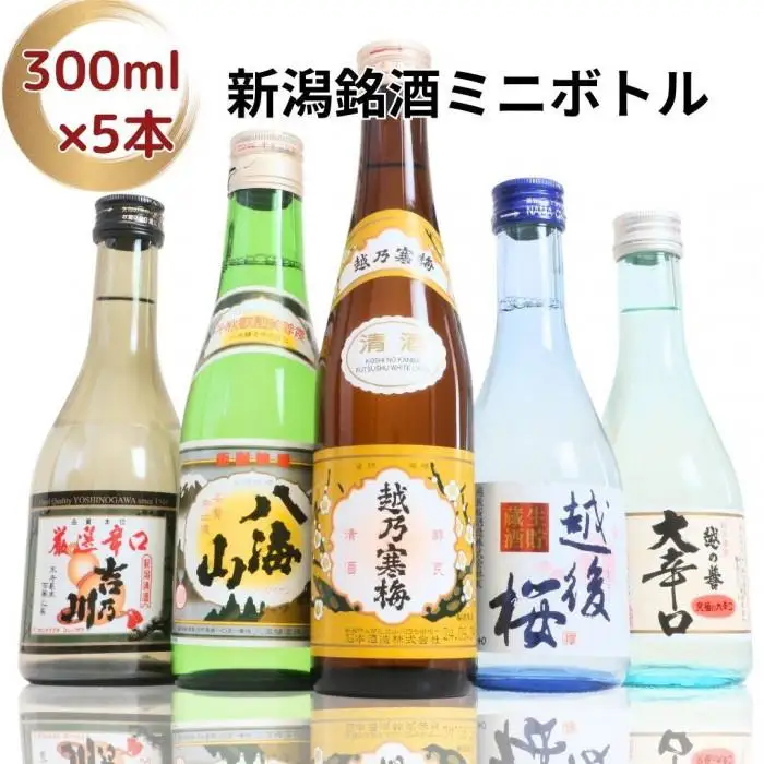 【ふるさと納税】日本酒 飲み比べセット 越後銘門酒会長岡の銘酒 飲み比べ 300ml×5本 （越乃寒梅 八海山 吉乃川 越の誉 越後桜） 新潟 セット 辛口 ギフト 正月 年越し
