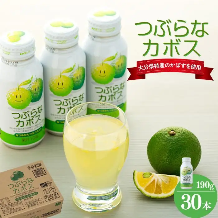 つぶらなカボス　190g×30本（1ケース） | ジュース
