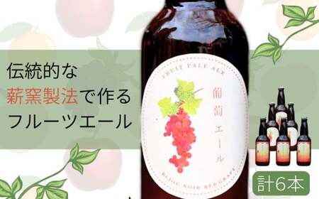 【西粟倉ヒノキ醸造所】クラフトビール フルーツエール＆定番 焚火エール 6本セット Q-MQ-A13A