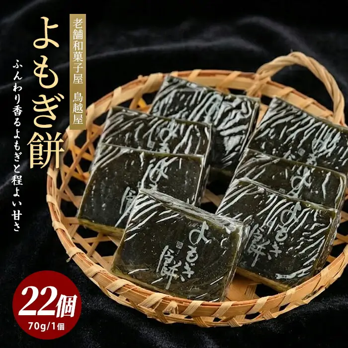 南薩指宿の郷土菓子 よもぎ餅 22個入り 鳥越屋 IB055-004 和菓子 和菓子