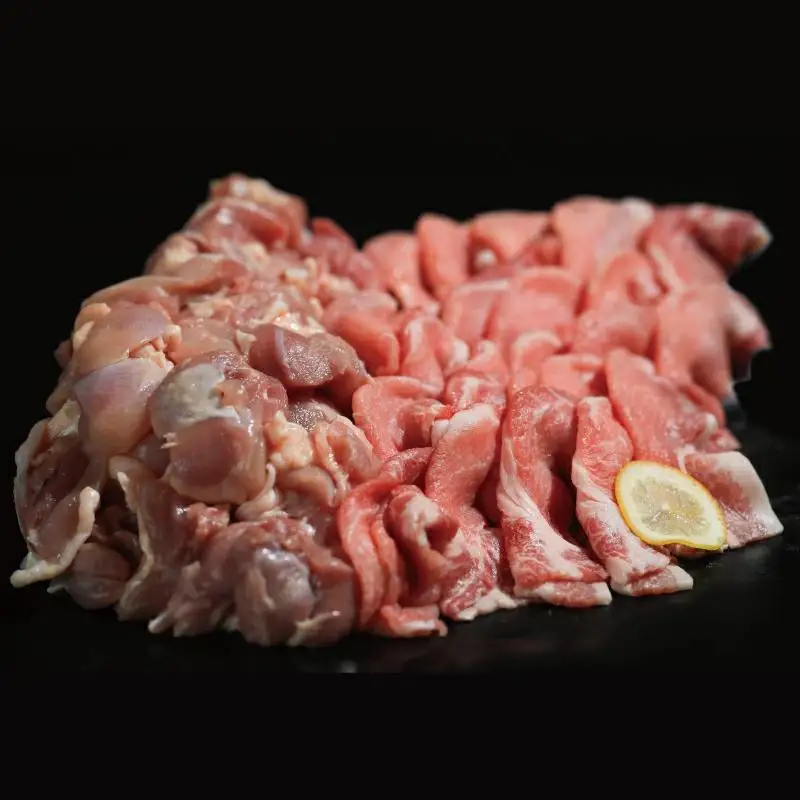 1000g 肥前さくらポーク ロースと有明鶏しゃぶ鍋ｾｯﾄ B-425