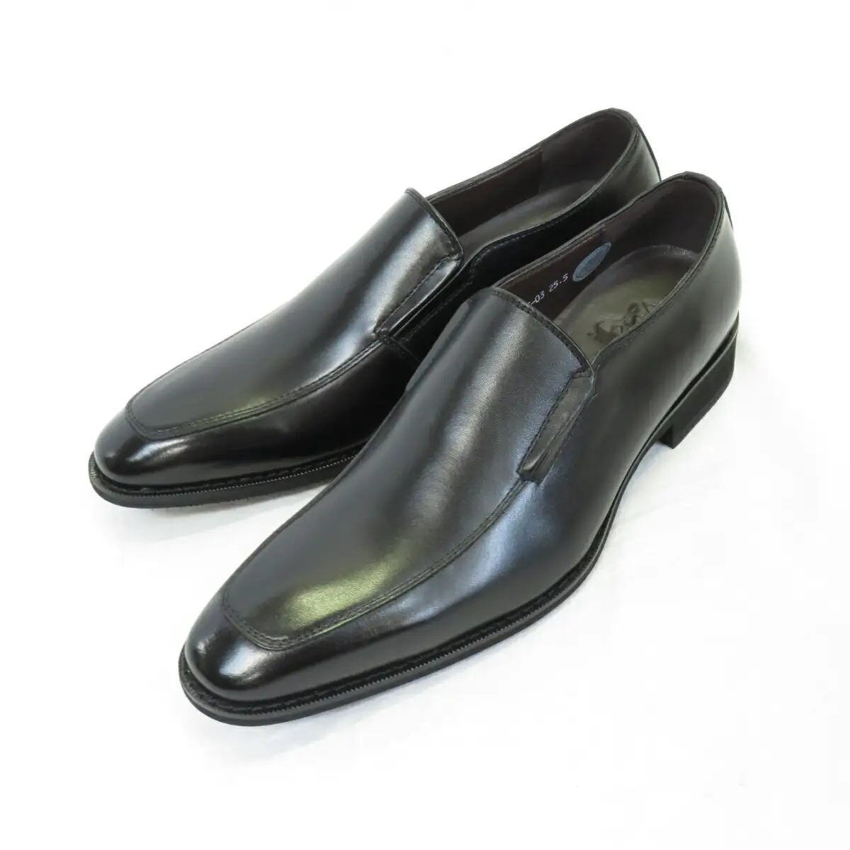 【匠の靴】超軽量＆履き心地抜群な本格ビジネスシューズ サイドゴア スリッポン[AF-03](サイズ：26.5cm)_0019-009-T04-1-5