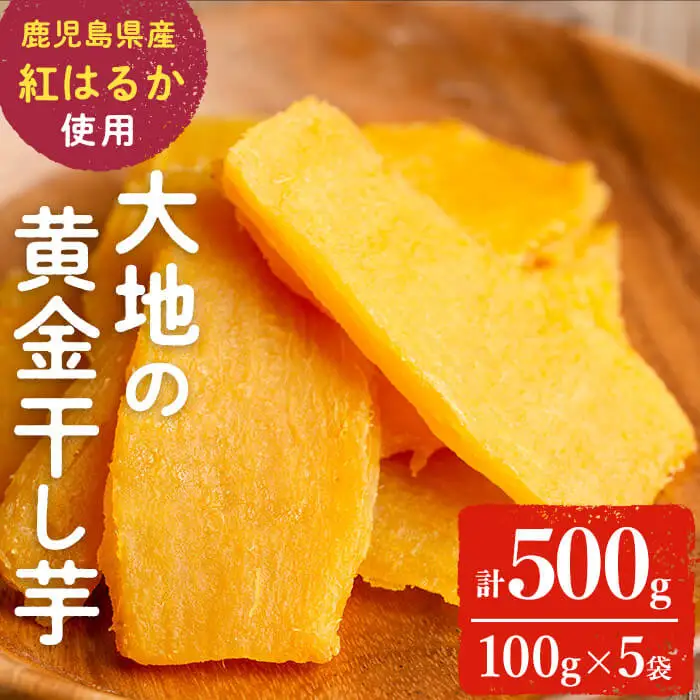 大地の黄金 干し芋 計500g (100g×5袋) p7-039 | 鹿児島県志布志市