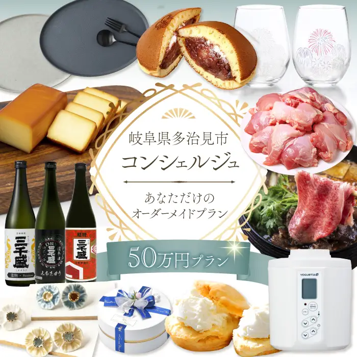 【多治見市コンシェルジュ】返礼品おまかせ！寄附額50万円分コース / 岐阜県 多治見 美濃焼 食器 陶磁器[TDA001]