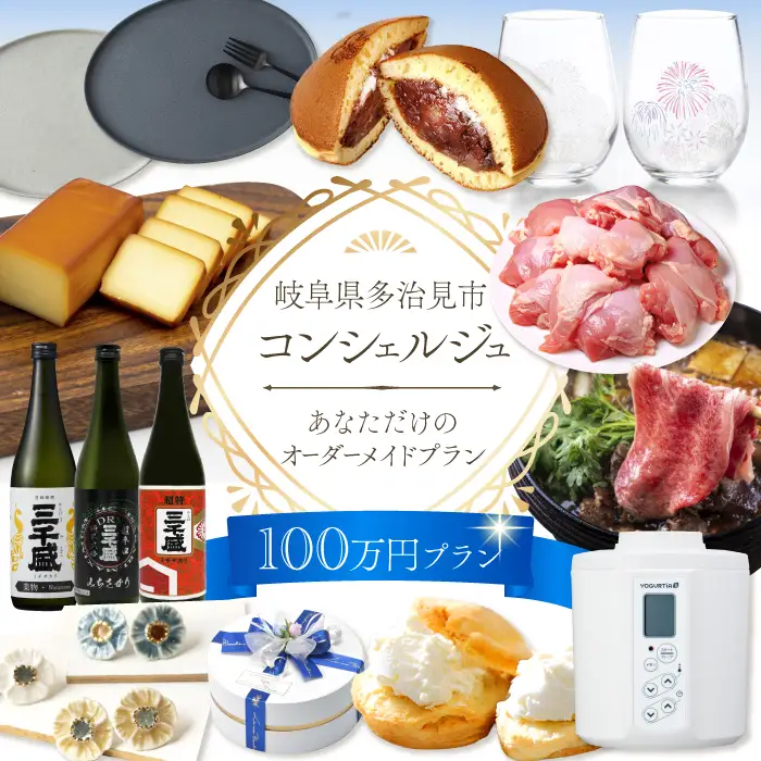 【多治見市コンシェルジュ】返礼品おまかせ！寄附額100万円分コース / 岐阜県 多治見 美濃焼 食器 陶磁器[TDA002]