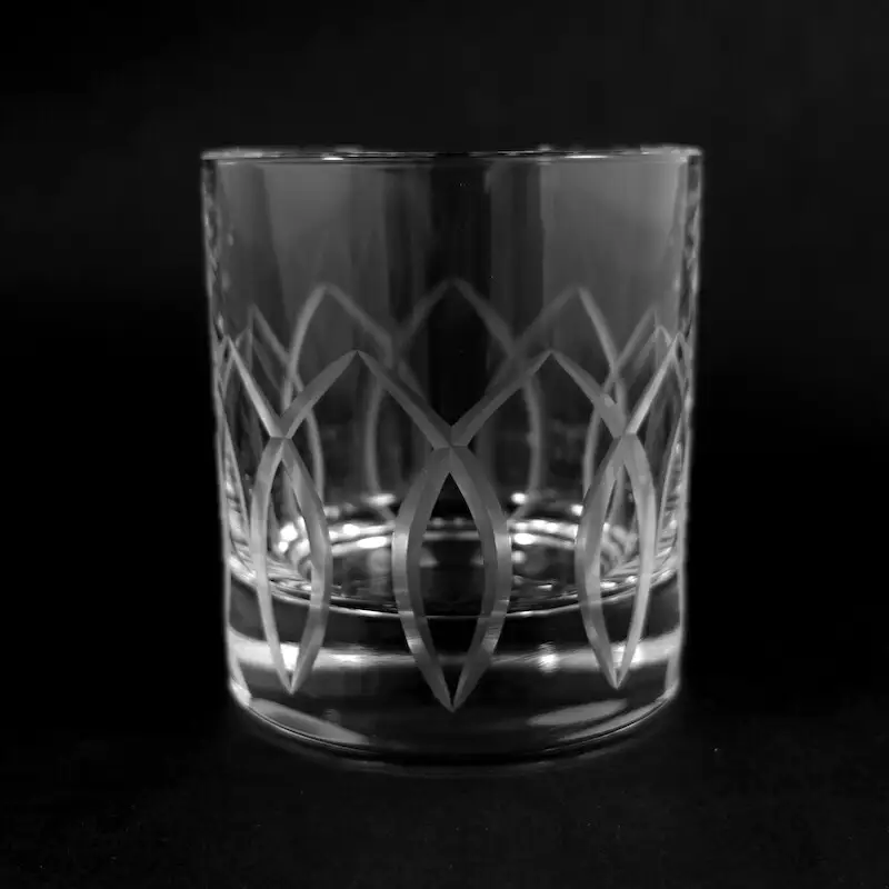 浅草切子 Bar’s Glass「パイン オールド」2個セット 化粧箱入り_0012-047-T04