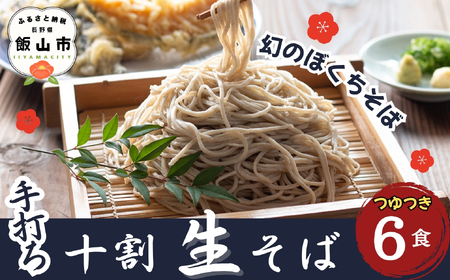 蕎麦 つゆ付き6食【信州蕎麦】Bf-002