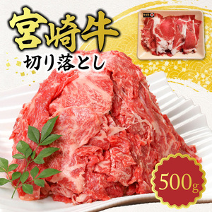 宮崎牛 切り落とし500g N0140-YA2294