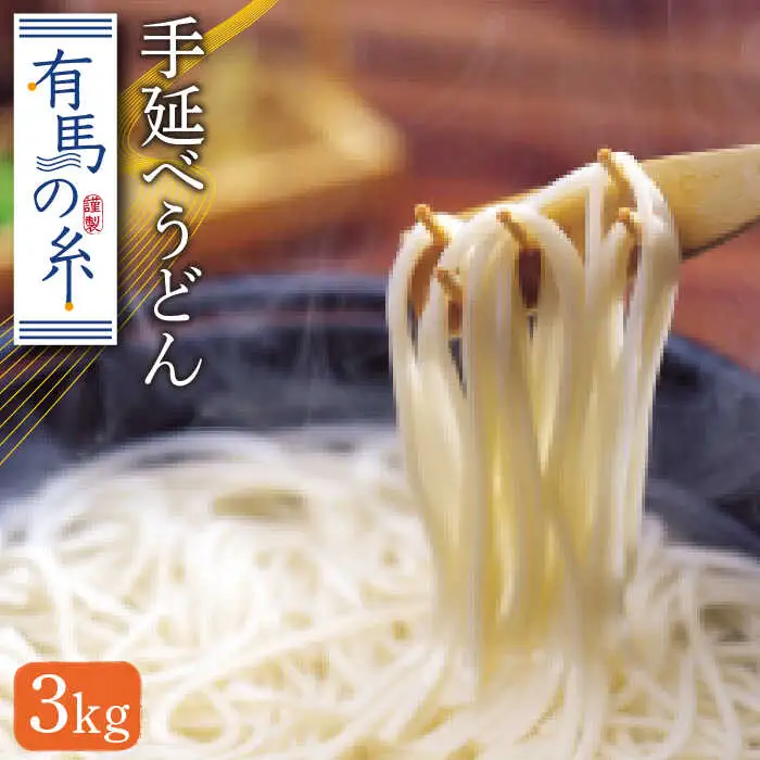 有馬の糸 手延べうどん 3kg / 南島原市 / 竹市製麺 [SBT002]