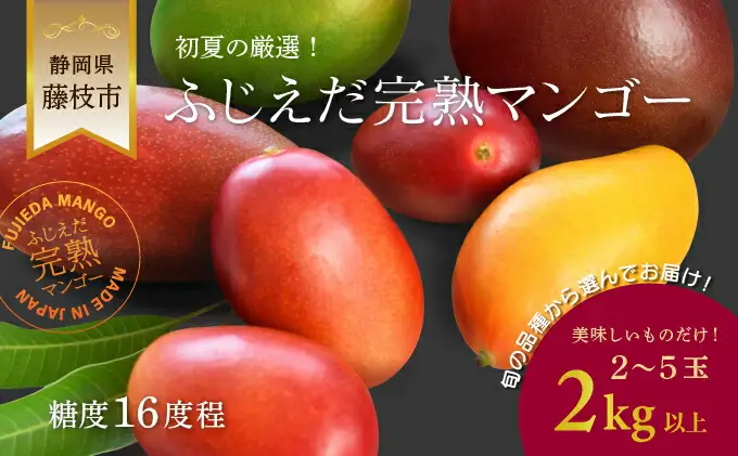 マンゴー 先行予約 2026年6月頃より順次発送 完熟マンゴー 2kg