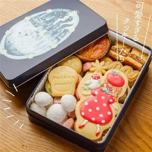 【贈答品】お菓子な世界缶 プレゼントやご褒美に大人気!おしゃれでかわいいクッキー缶#01_菓子・スイーツ クッキー  _【1377199】