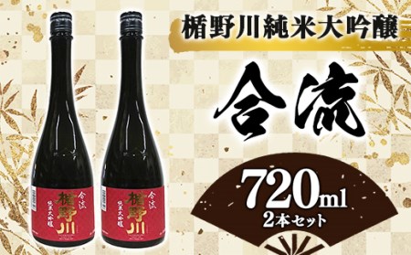 楯野川 純米大吟醸 『合流』 720ml 2本セット F2Y-4619