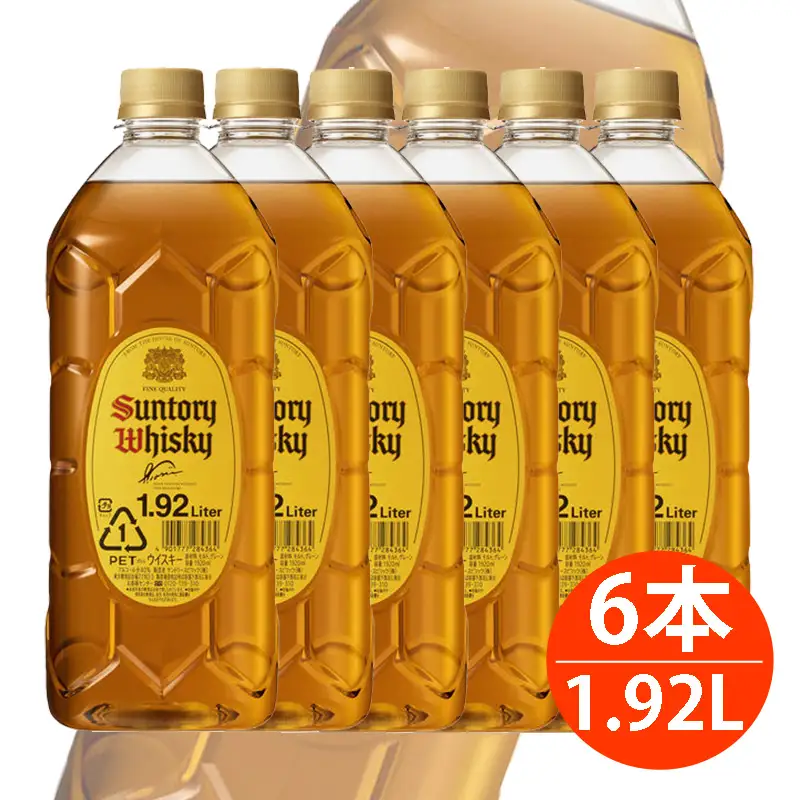 サントリー ウイスキー 角瓶 ペットボトル 1.92L 1ケース（6本） ／ 酒 お酒 山崎 山崎蒸溜所 ウィスキー ウイスキー 国産ウイスキー 国産ウィスキー ジャパニーズウイスキー 人気 オススメ おすすめ 宅飲み ご褒美 洋酒 ストレート ロック ハイボール 水割り お湯割り 万能 サントリー SUNTORY アルコール度数 40％ 40度 No.112