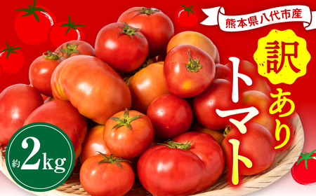 【訳あり】 八代市産 規格外トマト 約2kg 熊本県 八代市 特産品 規格外 トマト 野菜 やさい 新鮮 とまと