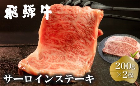 白川郷 飛騨牛 サーロイン ステーキ 200g×2枚 計400g ステーキ [S370]